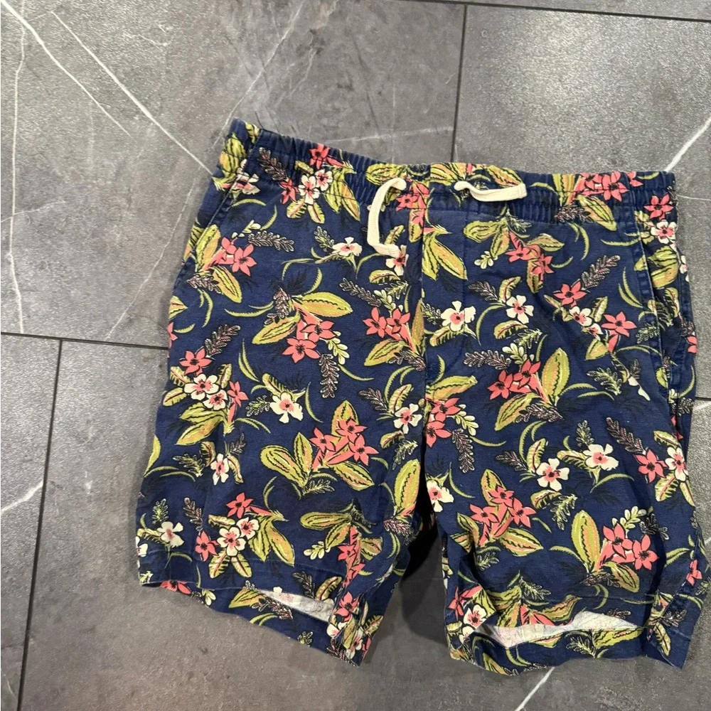 Ralph Lauren Blue Floral Print Shorts